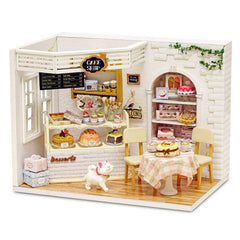 CUTEBEE Doll House DIY Miniature Dollhouse Model Wooden Toy Furnitures Casa De Boneca Dolls Houses Toys Birthday Gift H012