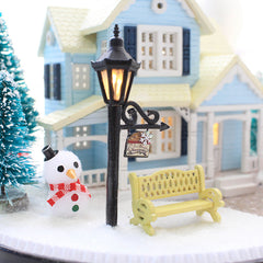 Doll House Miniature DIY Dollhouse With Furnitures Wooden House Christmas house Toys For Children Birthday Gift