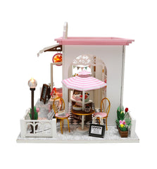 Miniature Dollhouse With Furniture Kit Wooden House Miniaturas Toys For Children New Year Christmas Gift