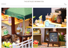 DIY  Miniature Dollhouse With Furnitures Wooden House Toys For Children New Year Christmas Gift