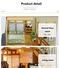 DIY  Miniature Dollhouse With Furnitures Wooden House Toys For Children New Year Christmas Gift