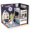 Doll house furniture miniatura diy doll houses miniature dollhouse wooden handmade toys for children birthday gift  H011