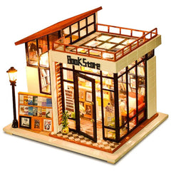 DIY Doll House Wooden Doll Houses Miniature dollhouse Furniture Kit Toys for Children Gift  Time travel