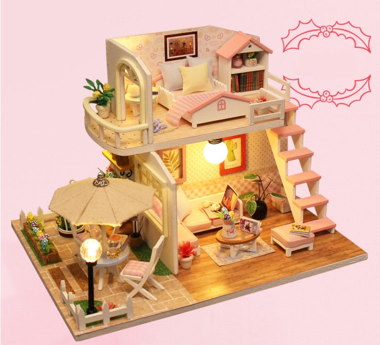 Cutebee Doll House Furniture Miniature Dollhouse DIY Miniature House R –  CCHXXY SHOP