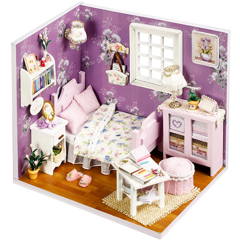 Cutebee Doll House Furniture Miniature Dollhouse DIY Miniature House R –  CCHXXY SHOP
